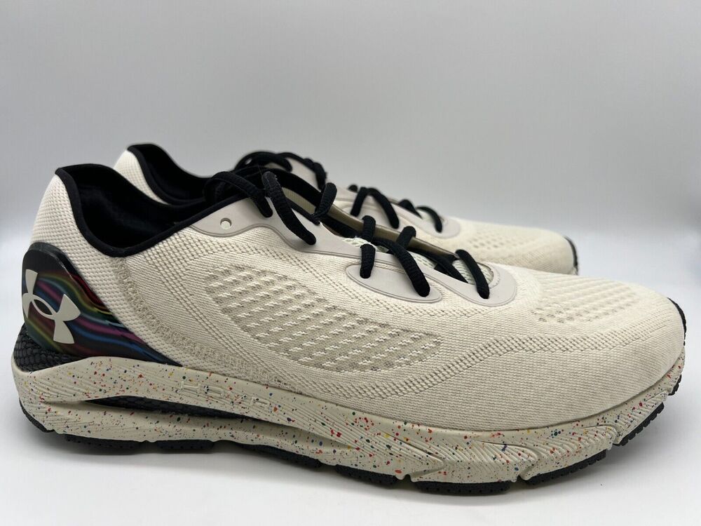Under Armour HOVR Sonic 5 Running Shoes Pride Rainbow 3025031-100 Men Size 11.5